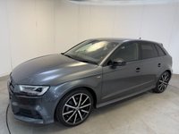 USED 2018 68 AUDI A3 1.5 TFSI CoD 35 Black Edition Sportback 5dr Petrol S Tronic Euro 6 (s/s) (150 ps) Virtual Cockpit