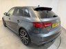 USED 2018 68 AUDI A3 1.5 TFSI CoD 35 Black Edition Sportback 5dr Petrol S Tronic Euro 6 (s/s) (150 ps) Virtual Cockpit