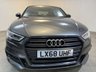 USED 2018 68 AUDI A3 1.5 TFSI CoD 35 Black Edition Sportback 5dr Petrol S Tronic Euro 6 (s/s) (150 ps) Virtual Cockpit