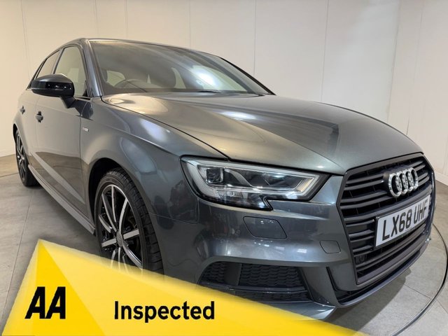 View our Audi A3 1.5 TFSI CoD 35 Black Edition Sportback 5dr Petrol S Tronic Euro 6 (s/s) (150 ps)