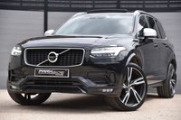 USED 2018 18 VOLVO XC90 2.0 D5 PowerPulse R-Design Pro SUV 5dr Diesel Auto 4WD Euro 6 (s/s) (235 ps) 2 Former Keepers | Full Service History | Apple CarPlay | 360 Surround View Camera | Electric Panoramic Sunroof | Satellite Navigation | 7 Seat Comfort Pack | Family Pack | Xenium Pack | Full Black Leather Upholstery | DAB Digital Radio | 22" Alloy Wheels | Powered Tailgate | Privacy Glass | 4 Zone Climate Control | Heated Rear Seats | Park Assist Pilot | Sensus Connect Harman Kardon Sound System | Blind Spot Information | Onyx Black | Nappa Soft Leather | MOT Valid (12/01/2027)