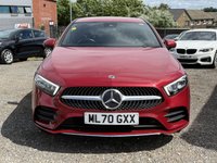 USED 2020 70 MERCEDES-BENZ A-CLASS 1.3 A250e 15.6kWh AMG Line Saloon 4 Door Petrol Plug-in Hybrid Automatic Red 8G-DCT Euro 6  AUTOMATIC+REVERSE CAM+DAB RADIO+USB