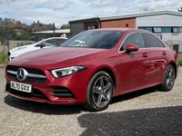 USED 2020 70 MERCEDES-BENZ A-CLASS 1.3 A250e 15.6kWh AMG Line Saloon 4 Door Petrol Plug-in Hybrid Automatic Red 8G-DCT Euro 6  AUTOMATIC+REVERSE CAM+DAB RADIO+USB