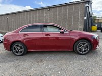 USED 2020 70 MERCEDES-BENZ A-CLASS 1.3 A250e 15.6kWh AMG Line Saloon 4 Door Petrol Plug-in Hybrid Automatic Red 8G-DCT Euro 6  AUTOMATIC+REVERSE CAM+DAB RADIO+USB
