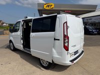 USED 2022 22 FORD TRANSIT CUSTOM LIMITED CREW VAN 2.0 TDCI 300 130 BHP L1 H1 6 SEAT DOUBLE CAB **AUTOMATIC**IMMACULATE**FSH** 