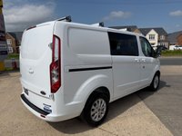 USED 2022 22 FORD TRANSIT CUSTOM LIMITED CREW VAN 2.0 TDCI 300 130 BHP L1 H1 6 SEAT DOUBLE CAB **AUTOMATIC**IMMACULATE**FSH** 