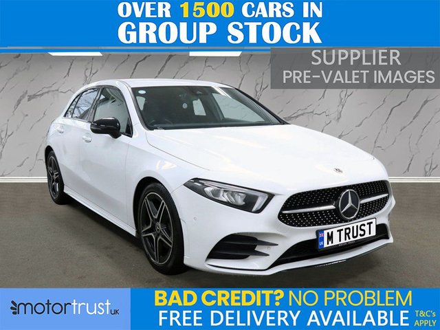 View our Mercedes-Benz A-Class 1.3 A200 AMG Line (Executive) Hatchback 5dr Petrol 7G-DCT Euro 6 (s/s) (163 ps) FULL MERC S/H X4!! 1 OWNER!!