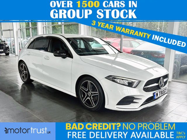 View our Mercedes-Benz A-Class 1.3 A200 AMG Line (Executive) Hatchback 5dr Petrol 7G-DCT Euro 6 (s/s) (163 ps) FULL MERC S/H X4!! 1 OWNER!!