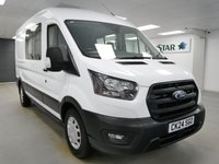 USED 2024 24 FORD TRANSIT 350 2.0 EBL 130 BHP L3 LONG TREND 6 SEATER CREWCAB FACELIFT | 6 SEATER | AIR CON | L3 LONG