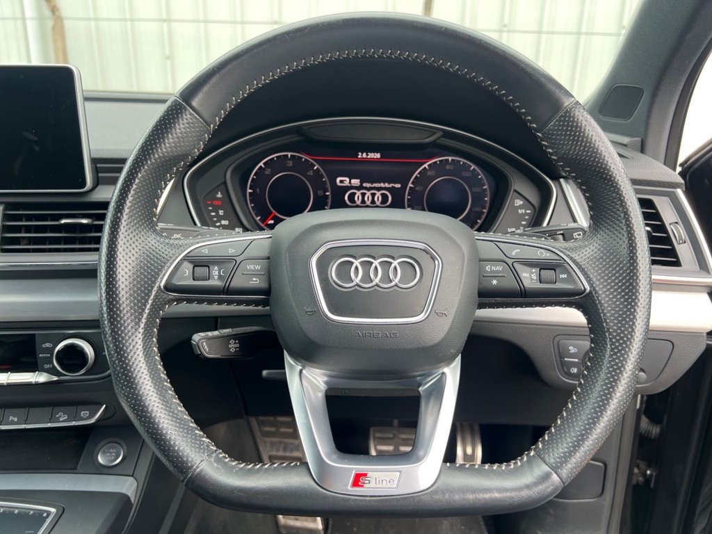 USED 2017 67 AUDI Q5 2.0 TDI S line SUV 5dr Diesel S Tronic quattro Euro 6 (s/s) (190 ps) BRAND NEW 20" WHEELS & TYRES