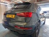 USED 2017 67 AUDI Q3 2.0 TDI Black Edition SUV 5dr Diesel S Tronic quattro Euro 6 (s/s) (150 ps)+2 KEYS+1 FORMER KEEPER+PRIVACY+HISTORY WITH GEARBOX SERVICE+ALLOYS+PARK CONTROL+HALF LEATHER HEATED SEATS+CLIMATE+CRUISE+BLUETOOTH+MEDIA+NAV 2 KEYS+1 FORMER KEEPER+PRIVACY+HISTORY WITH GEARBOX SERVICE+ALLOYS+PARK CONTROL+HALF LEATHER HEATED SEATS+CLIMATE+CRUISE+BLUETOOTH+MEDIA+NAV+HPI CLEAR
