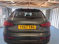 USED 2017 67 AUDI Q3 2.0 TDI Black Edition SUV 5dr Diesel S Tronic quattro Euro 6 (s/s) (150 ps)+2 KEYS+1 FORMER KEEPER+PRIVACY+HISTORY WITH GEARBOX SERVICE+ALLOYS+PARK CONTROL+HALF LEATHER HEATED SEATS+CLIMATE+CRUISE+BLUETOOTH+MEDIA+NAV 2 KEYS+1 FORMER KEEPER+PRIVACY+HISTORY WITH GEARBOX SERVICE+ALLOYS+PARK CONTROL+HALF LEATHER HEATED SEATS+CLIMATE+CRUISE+BLUETOOTH+MEDIA+NAV+HPI CLEAR