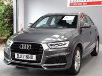 USED 2017 17 AUDI Q3 1.4 TFSI CoD S line Edition SUV 5dr Petrol S Tronic Euro 6 (s/s) (150 ps) SAT NAV-BLUETOOTH-DAB