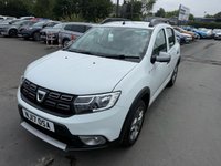 USED 2017 17 DACIA SANDERO STEPWAY 1.5 Turbo Diesel (DCI), Laureate, 5 Door Hatchback, Manual, Euro 6, �&pound;20 Yearly Road Tax (Low Emissions). FULL 12 MONTH MOT WITH EVERY CAR