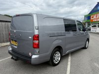 USED 2021 21 VAUXHALL VIVARO 2.0 Turbo D 3100 Sportive Crew Van Double Cab 5dr Diesel Manual L2 H1 Euro 6 (s/s) (120 ps) This Vauxhall Vivaro is a 2021 model with only one owner from new and a clear vehicle history check, offering you peace of mind.  It features a powerful and efficient 2.0 litre Turbo D diesel engine, meeting Euro 6 emission standards.  This L2 H1 Crew Van derivative, specifically the 3100 Sportive trim, is designed for versatility and practicality.  The Turbo D 3100 Sportive variant is well equipped, indicating a higher specification compared to standard models. Its Euro 6 compliance.