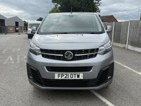 USED 2021 21 VAUXHALL VIVARO 2.0 Turbo D 3100 Sportive Crew Van Double Cab 5dr Diesel Manual L2 H1 Euro 6 (s/s) (120 ps) This Vauxhall Vivaro is a 2021 model with only one owner from new and a clear vehicle history check, offering you peace of mind.  It features a powerful and efficient 2.0 litre Turbo D diesel engine, meeting Euro 6 emission standards.  This L2 H1 Crew Van derivative, specifically the 3100 Sportive trim, is designed for versatility and practicality.  The Turbo D 3100 Sportive variant is well equipped, indicating a higher specification compared to standard models. Its Euro 6 compliance.