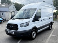 USED 2019 19 FORD TRANSIT 2.0 350 EcoBlue Panel Van 5dr Diesel Manual FWD L2 H3 Euro 6 (130 ps) This 2019 Ford Transit 2.0 350 EcoBlue FWD L2 H3 Euro 6 is a standout example, boasting exceptionally low mileage of just 35,213 miles for its age and a clean vehicle history.  Having been owned by only one careful owner, this Euro 6 compliant diesel van is ready for its next chapter.  Its robust 2.0 litre engine provides reliable performance, and with an MOT valid until February 2027, you can drive with confidence.  The Ford Transit 350 derivative offers a substantial towing weight of 2800 kg.