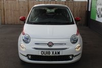 USED 2018 18 FIAT 500 1.2 Lounge Hatchback 3dr Petrol Manual Euro 6 (s/s) (69 bhp) FINISHED IN BOSSA NOVA WHITE--NAV
