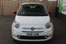 USED 2018 18 FIAT 500 1.2 Lounge Hatchback 3dr Petrol Manual Euro 6 (s/s) (69 bhp) FINISHED IN BOSSA NOVA WHITE--NAV