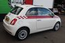 USED 2018 18 FIAT 500 1.2 Lounge Hatchback 3dr Petrol Manual Euro 6 (s/s) (69 bhp) FINISHED IN BOSSA NOVA WHITE--NAV