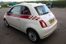 USED 2018 18 FIAT 500 1.2 Lounge Hatchback 3dr Petrol Manual Euro 6 (s/s) (69 bhp) FINISHED IN BOSSA NOVA WHITE--NAV