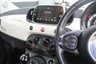 USED 2018 18 FIAT 500 1.2 Lounge Hatchback 3dr Petrol Manual Euro 6 (s/s) (69 bhp) FINISHED IN BOSSA NOVA WHITE--NAV