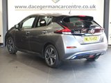 USED 2020 70 NISSAN LEAF 40kWh N-Connecta Hatchback 5dr Electric Auto (150 ps) FULL SERVICE HISTORY + SATELLITE NAVIGATION + APPLE CARPLAY / ANDROID AUTO + BLUETOOTH CONNECTIVITY INCLUDING MEDIA STREAMING + 360 DEGREE VIEW CAMERA + TOUCH SCREEN MEDIA DISPLAY BLIND SPOT ASSIST + LANE ASSIST + DAB DIGITAL + HEATED LEATHER MULTI FUNCTIONAL STEERING WHEEL + CLIMATE CONTROL + AIR CONDITIONING + IN CAR ENTERTAINMENT + AUTOMATIC LED HEADLIGHTS + LED DAY TIME RUNNING LIGHTS + AUTOMATIC WIPERS WITH RAIN SENSOR + ELECTRIC WINDOWS + ELECTRIC HEATED POWER FOLDING DOOR MIRRORS