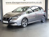 USED 2020 70 NISSAN LEAF 40kWh N-Connecta Hatchback 5dr Electric Auto (150 ps) FULL SERVICE HISTORY + SATELLITE NAVIGATION + APPLE CARPLAY / ANDROID AUTO + BLUETOOTH CONNECTIVITY INCLUDING MEDIA STREAMING + 360 DEGREE VIEW CAMERA + TOUCH SCREEN MEDIA DISPLAY BLIND SPOT ASSIST + LANE ASSIST + DAB DIGITAL + HEATED LEATHER MULTI FUNCTIONAL STEERING WHEEL + CLIMATE CONTROL + AIR CONDITIONING + IN CAR ENTERTAINMENT + AUTOMATIC LED HEADLIGHTS + LED DAY TIME RUNNING LIGHTS + AUTOMATIC WIPERS WITH RAIN SENSOR + ELECTRIC WINDOWS + ELECTRIC HEATED POWER FOLDING DOOR MIRRORS