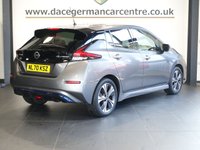 USED 2020 70 NISSAN LEAF 40kWh N-Connecta Hatchback 5dr Electric Auto (150 ps) FULL SERVICE HISTORY + SATELLITE NAVIGATION + APPLE CARPLAY / ANDROID AUTO + BLUETOOTH CONNECTIVITY INCLUDING MEDIA STREAMING + 360 DEGREE VIEW CAMERA + TOUCH SCREEN MEDIA DISPLAY BLIND SPOT ASSIST + LANE ASSIST + DAB DIGITAL + HEATED LEATHER MULTI FUNCTIONAL STEERING WHEEL + CLIMATE CONTROL + AIR CONDITIONING + IN CAR ENTERTAINMENT + AUTOMATIC LED HEADLIGHTS + LED DAY TIME RUNNING LIGHTS + AUTOMATIC WIPERS WITH RAIN SENSOR + ELECTRIC WINDOWS + ELECTRIC HEATED POWER FOLDING DOOR MIRRORS