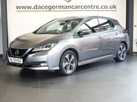 USED 2020 70 NISSAN LEAF 40kWh N-Connecta Hatchback 5dr Electric Auto (150 ps) FULL SERVICE HISTORY + SATELLITE NAVIGATION + APPLE CARPLAY / ANDROID AUTO + BLUETOOTH CONNECTIVITY INCLUDING MEDIA STREAMING + 360 DEGREE VIEW CAMERA + TOUCH SCREEN MEDIA DISPLAY BLIND SPOT ASSIST + LANE ASSIST + DAB DIGITAL + HEATED LEATHER MULTI FUNCTIONAL STEERING WHEEL + CLIMATE CONTROL + AIR CONDITIONING + IN CAR ENTERTAINMENT + AUTOMATIC LED HEADLIGHTS + LED DAY TIME RUNNING LIGHTS + AUTOMATIC WIPERS WITH RAIN SENSOR + ELECTRIC WINDOWS + ELECTRIC HEATED POWER FOLDING DOOR MIRRORS