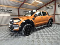 USED 2018 18 FORD RANGER 3.2 TDCi Wildtrak Pickup Double Cab 4dr Diesel Auto 4WD Euro 5 (200 ps) * LOW MILES * NEW 20&rdquo; ALLOY WHEELS