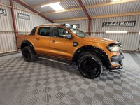 USED 2018 18 FORD RANGER 3.2 TDCi Wildtrak Pickup Double Cab 4dr Diesel Auto 4WD Euro 5 (200 ps) * LOW MILES * NEW 20&rdquo; ALLOY WHEELS