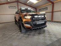 USED 2018 18 FORD RANGER 3.2 TDCi Wildtrak Pickup Double Cab 4dr Diesel Auto 4WD Euro 5 (200 ps) * LOW MILES * NEW 20&rdquo; ALLOY WHEELS