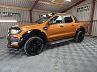 USED 2018 18 FORD RANGER 3.2 TDCi Wildtrak Pickup Double Cab 4dr Diesel Auto 4WD Euro 5 (200 ps) * LOW MILES * NEW 20&rdquo; ALLOY WHEELS