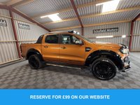 USED 2018 18 FORD RANGER 3.2 TDCi Wildtrak Pickup Double Cab 4dr Diesel Auto 4WD Euro 5 (200 ps) * LOW MILES * NEW 20&rdquo; ALLOY WHEELS