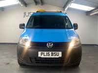 USED 2015 15 VOLKSWAGEN CADDY 1.6 TDI C20 Startline Panel Van 4dr Diesel Manual L1 H1 (149 g/km, 101 bhp) NO VAT, CARPET LINED, TWIN SLIDING SIDE DOORS!