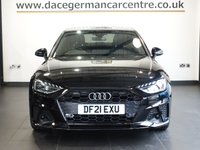 USED 2021 21 AUDI A4 2.0 TDI 35 Black Edition Saloon 4dr Diesel S Tronic Euro 6 (s/s) (163 ps) FULL AUDI MAIN DEALER SERVICE HISTORY + VIRTUAL COCKPIT DIGITAL DASH DISPLAY + SATELLITE NAVIGATION + REAR VIEW CAMERA + APPLE CARPLAY / ANDROID AUTO + BLUETOOTH PHONE AND MEDIA CONNECTIVITY + APPS CONTROL + IN CAR ENTERTAINMENT WITH MEDIA DISPLAY + AUTOMATIC LED HEADLIGHTS + DAB DIGITAL RADIO + THREE ZONE CLIMATE CONTROL + AIR CONDITIONING + ECO STOP/START SYSTEM + SELECTABLE DRIVING MODES + FRONT AND REAR PARKING SENSORS + 19 INCH ALLOY WHEELS + AUTOMATIC WIPERS WITH RAIN SENSOR + KEYLESS STAR