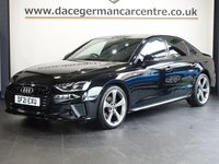 USED 2021 21 AUDI A4 2.0 TDI 35 Black Edition Saloon 4dr Diesel S Tronic Euro 6 (s/s) (163 ps) FULL AUDI MAIN DEALER SERVICE HISTORY + VIRTUAL COCKPIT DIGITAL DASH DISPLAY + SATELLITE NAVIGATION + REAR VIEW CAMERA + APPLE CARPLAY / ANDROID AUTO + BLUETOOTH PHONE AND MEDIA CONNECTIVITY + APPS CONTROL + IN CAR ENTERTAINMENT WITH MEDIA DISPLAY + AUTOMATIC LED HEADLIGHTS + DAB DIGITAL RADIO + THREE ZONE CLIMATE CONTROL + AIR CONDITIONING + ECO STOP/START SYSTEM + SELECTABLE DRIVING MODES + FRONT AND REAR PARKING SENSORS + 19 INCH ALLOY WHEELS + AUTOMATIC WIPERS WITH RAIN SENSOR + KEYLESS STAR