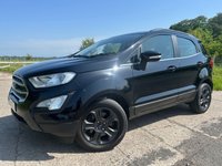 USED 2018 68 FORD ECOSPORT 1.0T EcoBoost GPF Zetec SUV 5dr Petrol Auto Euro 6 (s/s) (125 ps) RARE AUTOMATIC MODEL + REAR PARKING SENSORS + FINISHED IN SHADOW BLACK + VERY LOW GENUINE MILES + 8' TOUCHSCREEN DISPLAY WITH SAT NAV + BLUETOOTH WITH USB PORT + QUICKCLEAR HEATED WINDSCREEN + REMOTE CENTRAL LOCKING WITH 2 KEYS + ELECTRIC PACK + 16' MAGNETIC ALLOY WHEELS WITH TPMS