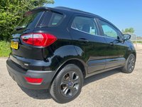 USED 2018 68 FORD ECOSPORT 1.0T EcoBoost GPF Zetec SUV 5dr Petrol Auto Euro 6 (s/s) (125 ps) RARE AUTOMATIC MODEL + REAR PARKING SENSORS + FINISHED IN SHADOW BLACK + VERY LOW GENUINE MILES + 8' TOUCHSCREEN DISPLAY WITH SAT NAV + BLUETOOTH WITH USB PORT + QUICKCLEAR HEATED WINDSCREEN + REMOTE CENTRAL LOCKING WITH 2 KEYS + ELECTRIC PACK + 16' MAGNETIC ALLOY WHEELS WITH TPMS