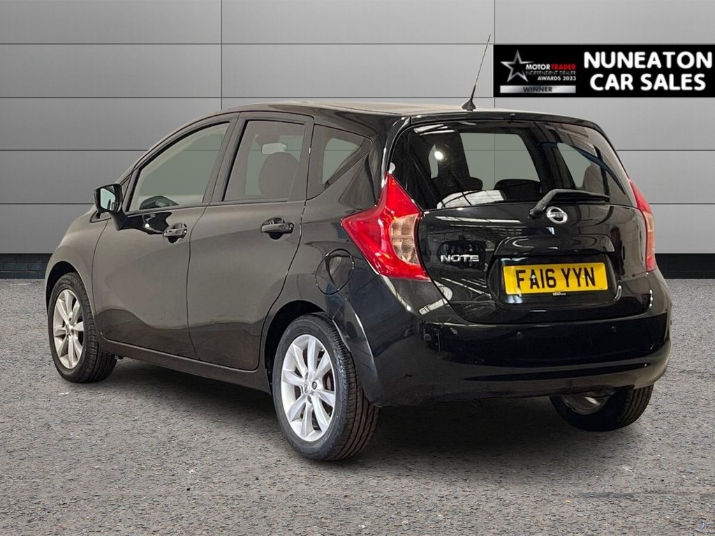 USED 2016 16 NISSAN NOTE 1.2 DIG-S Tekna Hatchback 5dr Petrol XTRON Euro 6 (s/s) (98 ps) REAR PARKING CAMERA AND SENSORS