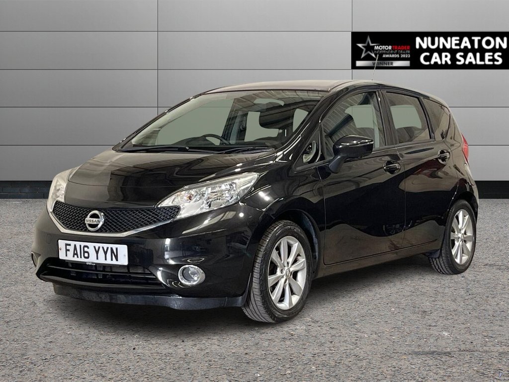USED 2016 16 NISSAN NOTE 1.2 DIG-S Tekna Hatchback 5dr Petrol XTRON Euro 6 (s/s) (98 ps) REAR PARKING CAMERA AND SENSORS