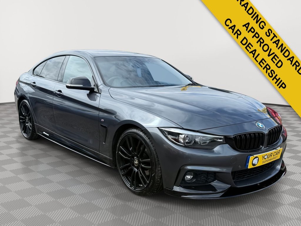 USED 2018 68 BMW 4 SERIES GRAN COUPE 2.0 420i M Sport Hatchback 5dr Petrol Auto Euro 6 (s/s) (184 ps) Heated Seats, Parking Sensors