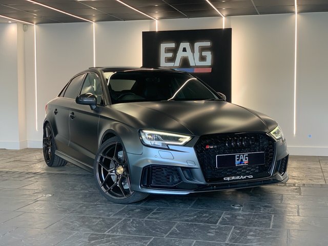USED 2019 AUDI RS3 2.5 TFSI Audi Sport Edition Saloon 4dr Petrol S Tronic quattro Euro 6 (s/s) (400 ps) SATIN PPF | STAGE 2 | CARBON EXTRAS