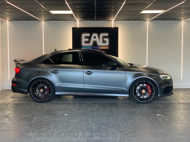 USED 2019 AUDI RS3 2.5 TFSI Audi Sport Edition Saloon 4dr Petrol S Tronic quattro Euro 6 (s/s) (400 ps) SATIN PPF | STAGE 2 | CARBON EXTRAS