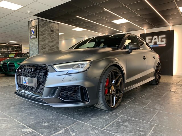 USED 2019 AUDI RS3 2.5 TFSI Audi Sport Edition Saloon 4dr Petrol S Tronic quattro Euro 6 (s/s) (400 ps) SATIN PPF | STAGE 2 | CARBON EXTRAS