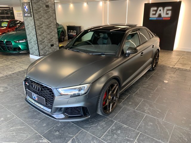 USED 2019 AUDI RS3 2.5 TFSI Audi Sport Edition Saloon 4dr Petrol S Tronic quattro Euro 6 (s/s) (400 ps) SATIN PPF | STAGE 2 | CARBON EXTRAS