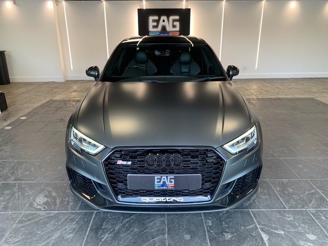 USED 2019 AUDI RS3 2.5 TFSI Audi Sport Edition Saloon 4dr Petrol S Tronic quattro Euro 6 (s/s) (400 ps) SATIN PPF | STAGE 2 | CARBON EXTRAS
