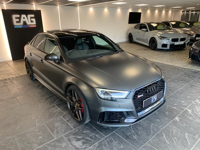 USED 2019 AUDI RS3 2.5 TFSI Audi Sport Edition Saloon 4dr Petrol S Tronic quattro Euro 6 (s/s) (400 ps) SATIN PPF | STAGE 2 | CARBON EXTRAS