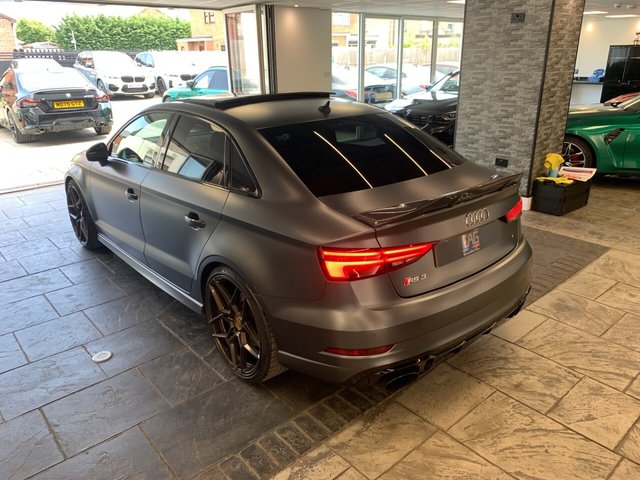 USED 2019 AUDI RS3 2.5 TFSI Audi Sport Edition Saloon 4dr Petrol S Tronic quattro Euro 6 (s/s) (400 ps) SATIN PPF | STAGE 2 | CARBON EXTRAS